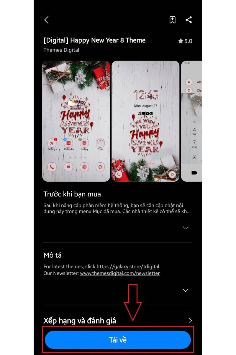 ​Cách cài theme, icon tết trên điện thoại hình 5