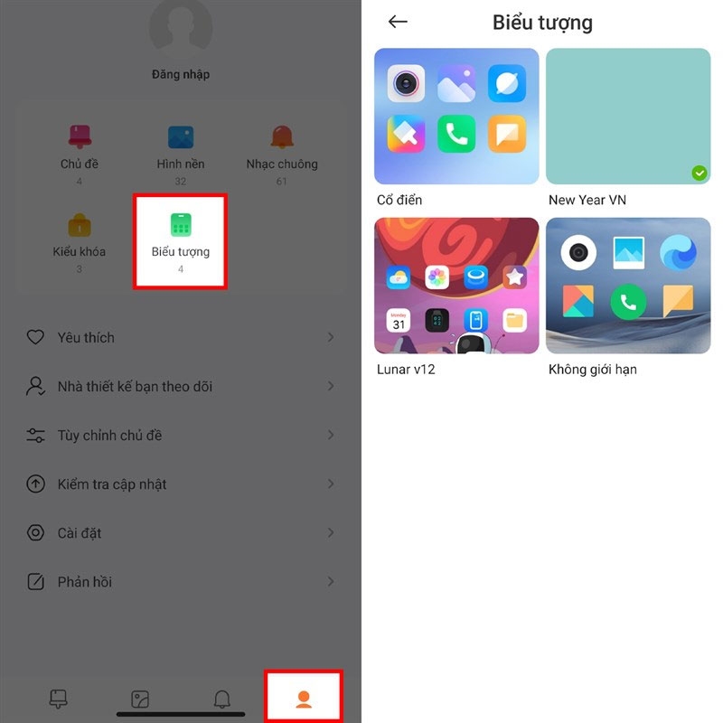 Cách cài theme, icon tết trên điện thoại hình 9