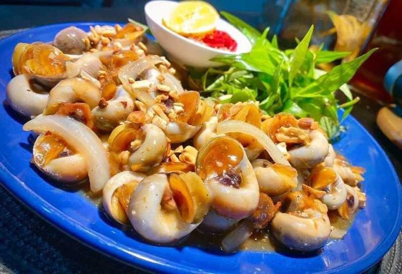 ốc mỡ xào tỏi 08
