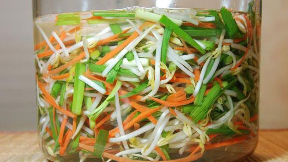 Bước 3: Làm dưa giá