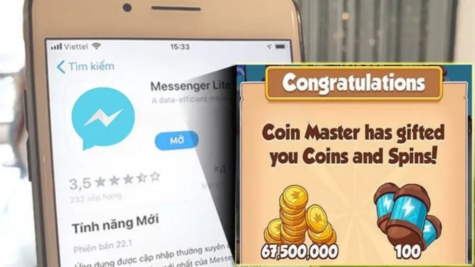 Nhận coin thông qua Facebook