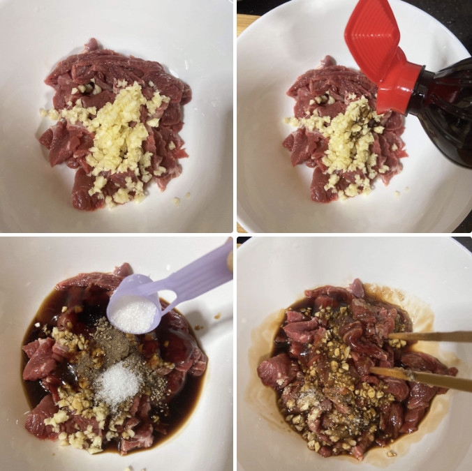 nấm đùi gà xào thịt bò - ảnh 3