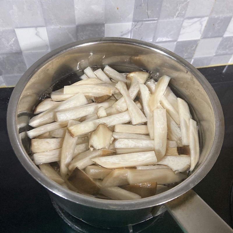 nấm đùi gà xào thịt bò - ảnh 4