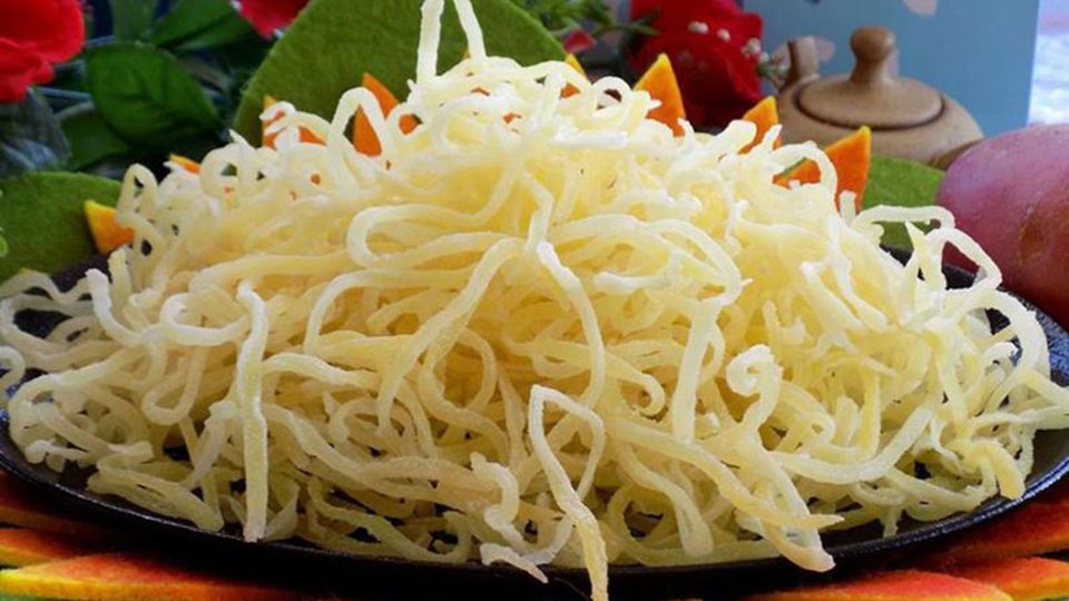 Thành phẩm mứt dừa không dùng vôi