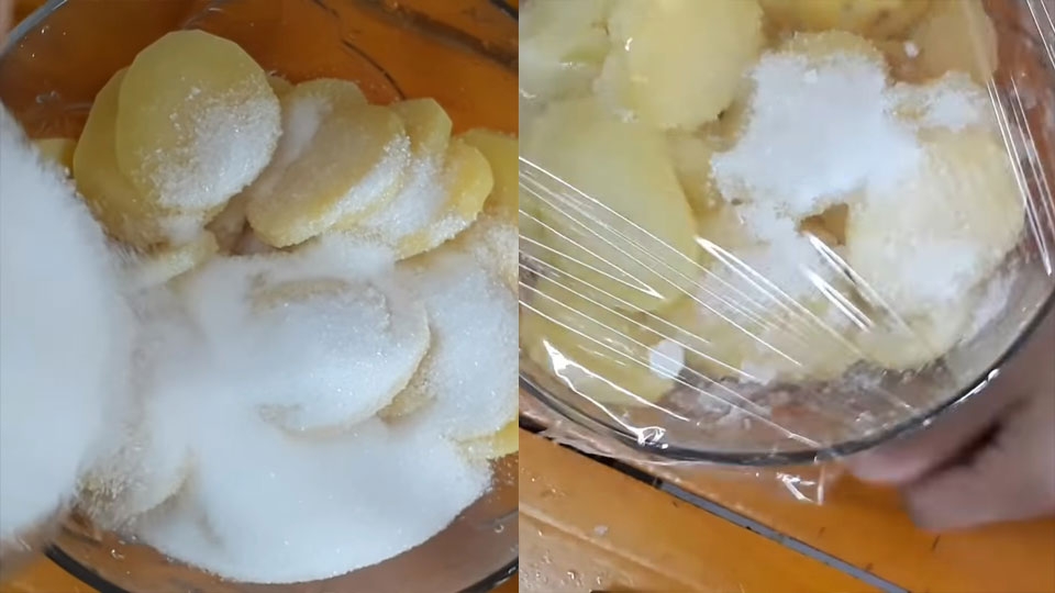 Thực hiện ướp đường làm mứt
