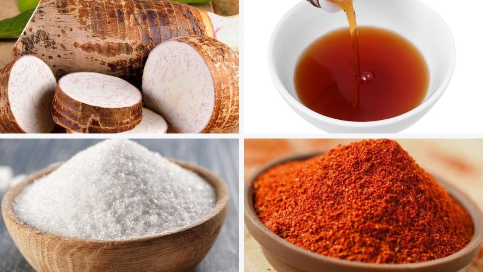 Cách làm khoai môn chiên nước mắm (1)