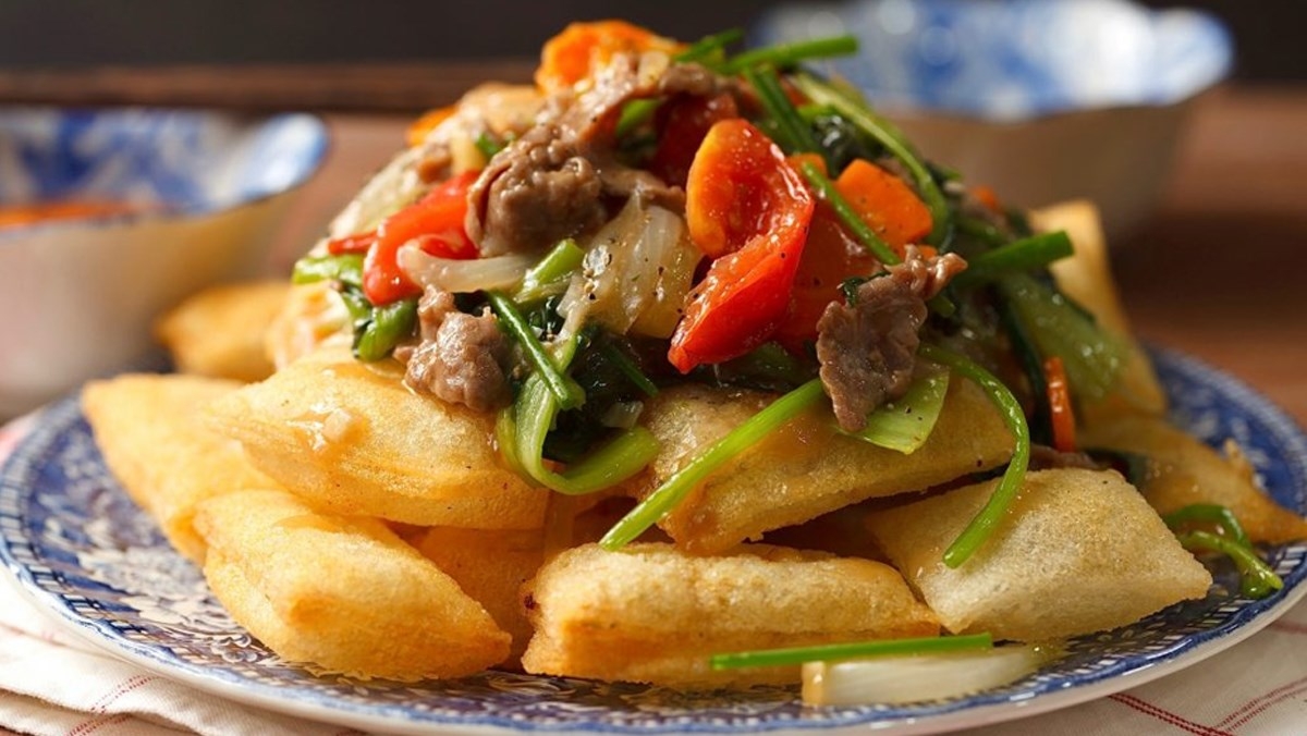 Phở chiên phồng bò xào hấp dẫn vô cùng