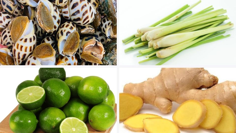 Cách luộc ốc hương (1)