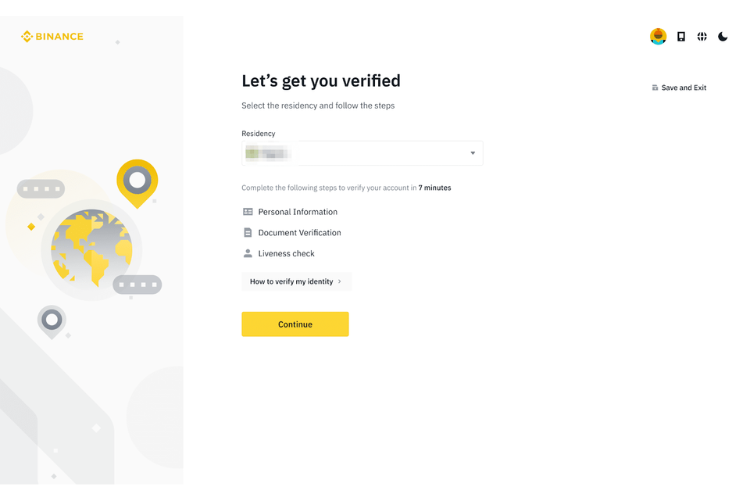 Xác minh danh tính trên Binance trên website - Hình 2