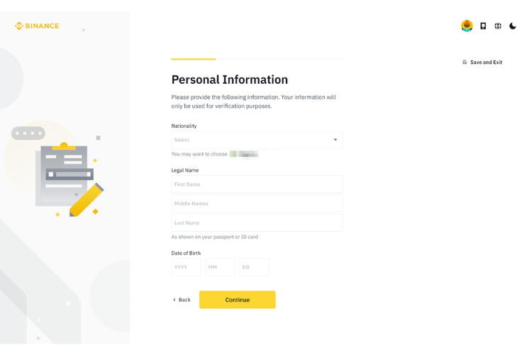 Xác minh danh tính trên Binance trên website - Hình 4