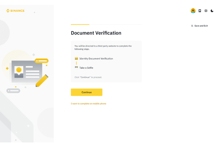 Xác minh danh tính trên Binance trên website - Hình 5