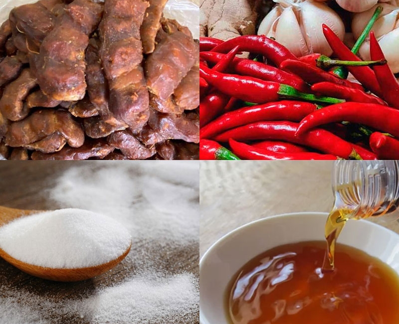 Cách làm mắm me hình 1