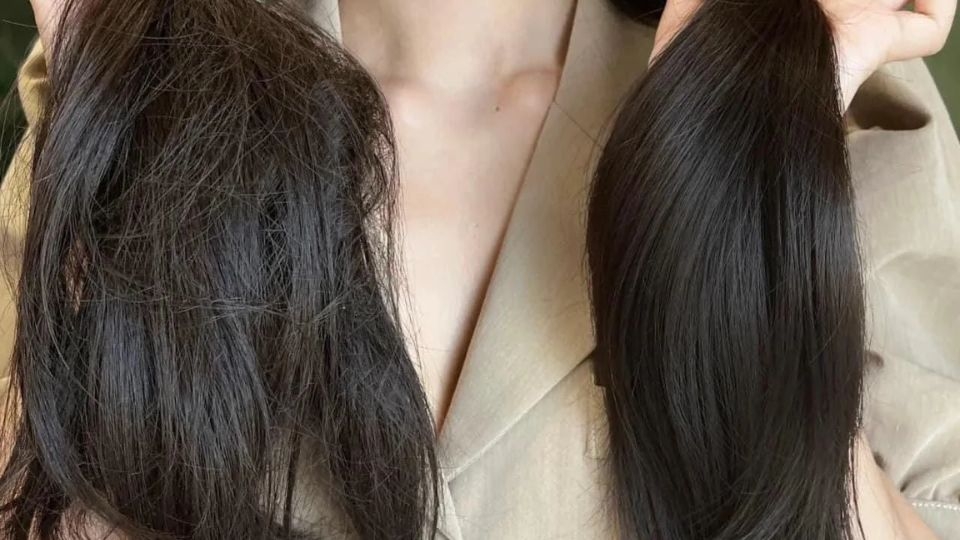 Ủ tóc collagen giúp mái tóc mềm mượt, hạn chế khô xơ