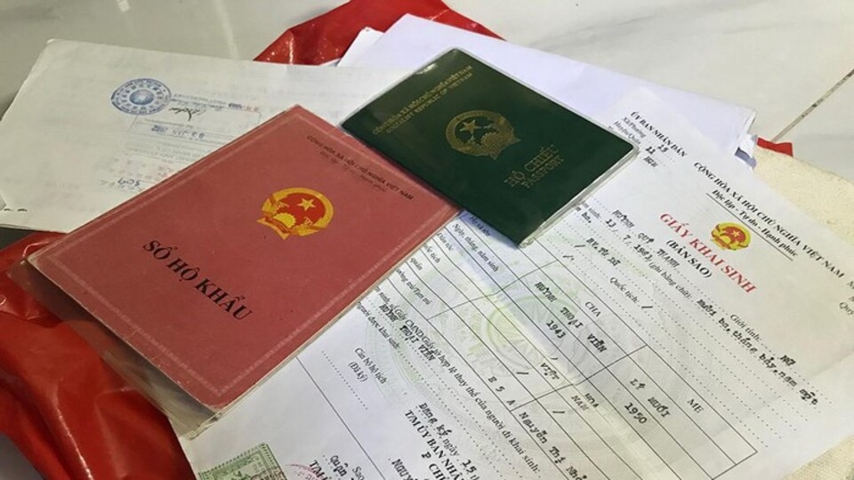 Các loại giấy tờ cần thiết khi đăng ký khai sinh online
