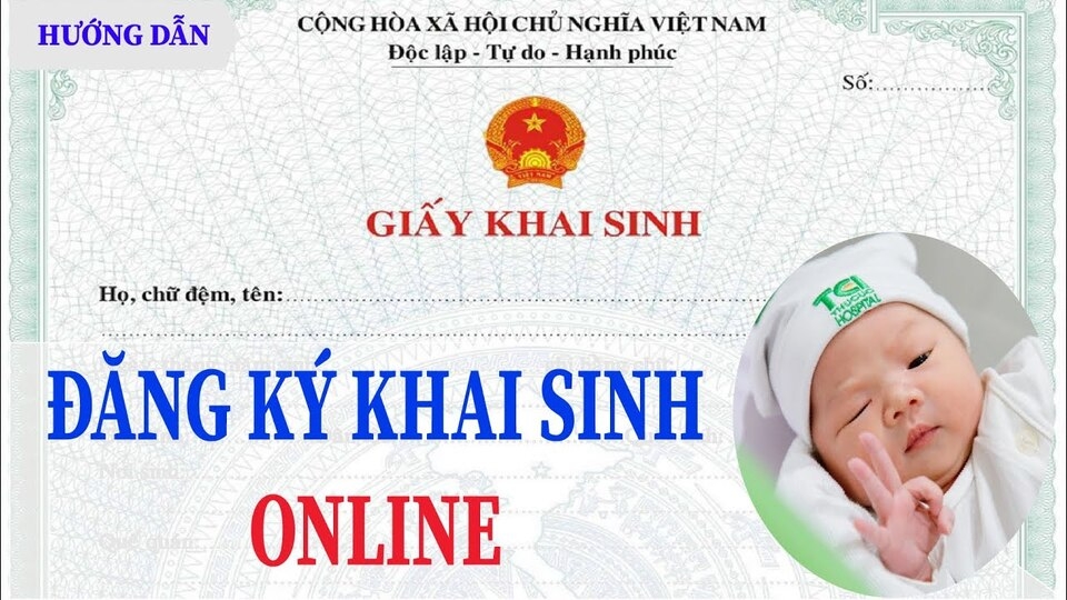 Điều kiện khi đăng ký khai sinh online