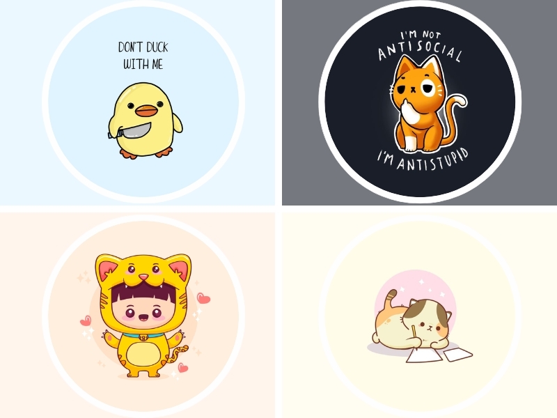 Ảnh avatar hoạt hình đẹp, dễ thương 2