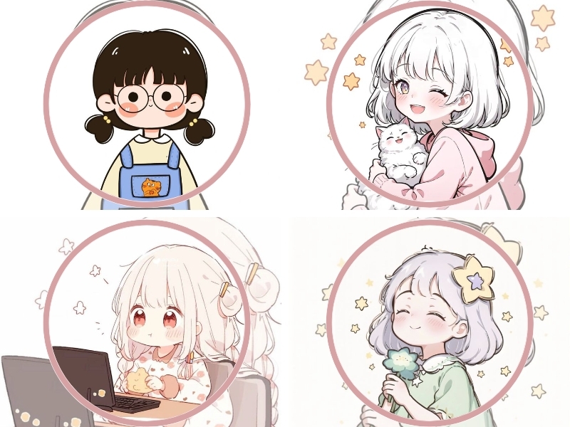 Ảnh avatar hoạt hình đẹp, dễ thương 5