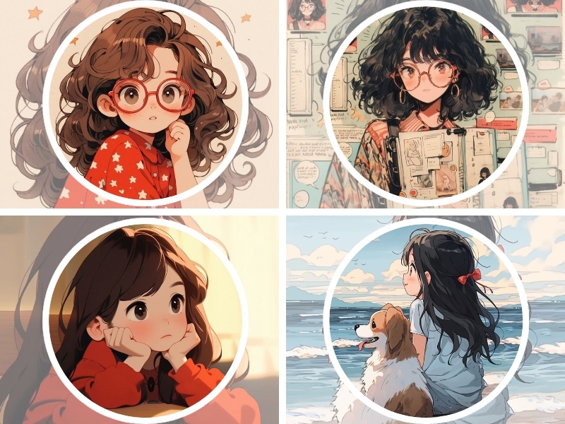 Ảnh avatar hoạt hình đẹp, dễ thương 6