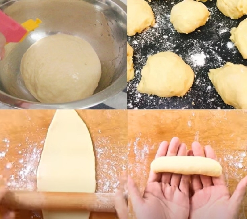 Ủ bột và tạo hình bánh