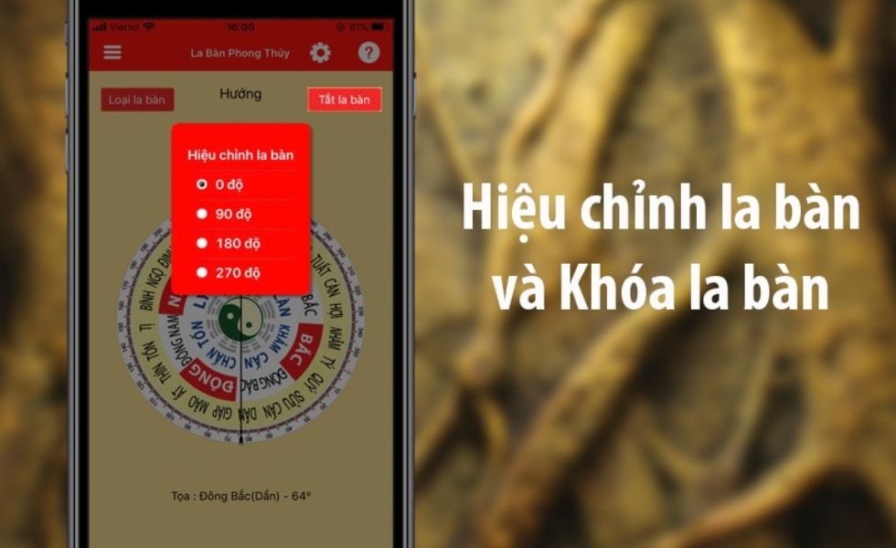 Hiệu chỉnh la bàn và khóa la bàn