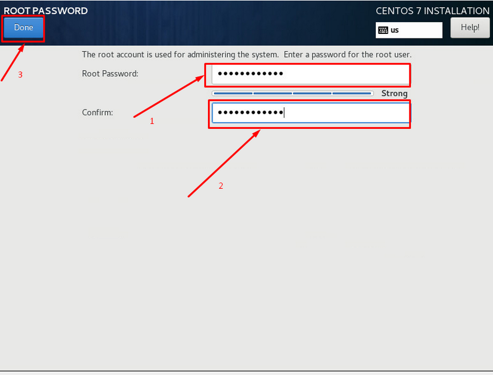 Lựa chọn mật khẩu và các thông tin khác