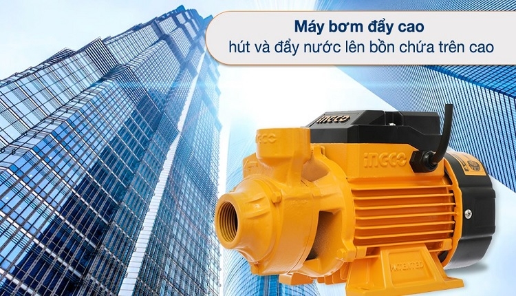 Máy bơm nước đẩy cao hút và đẩy nước lên bồn cao