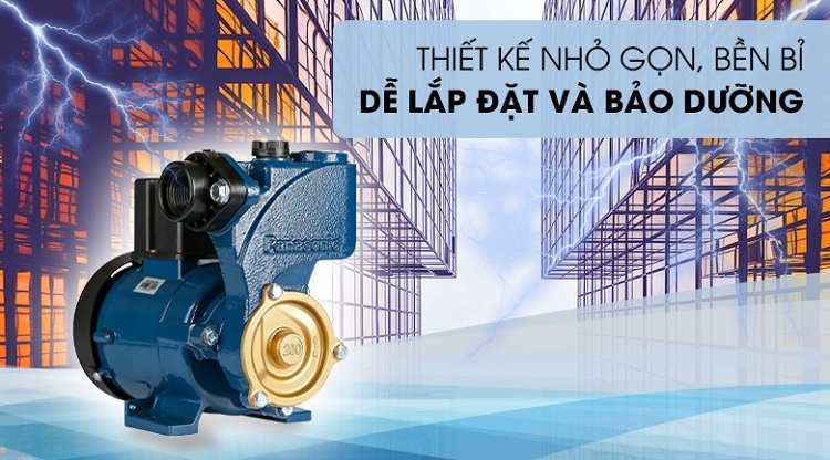 Máy bơm đẩy cao vận hành êm ái, dễ dàng sử dụng