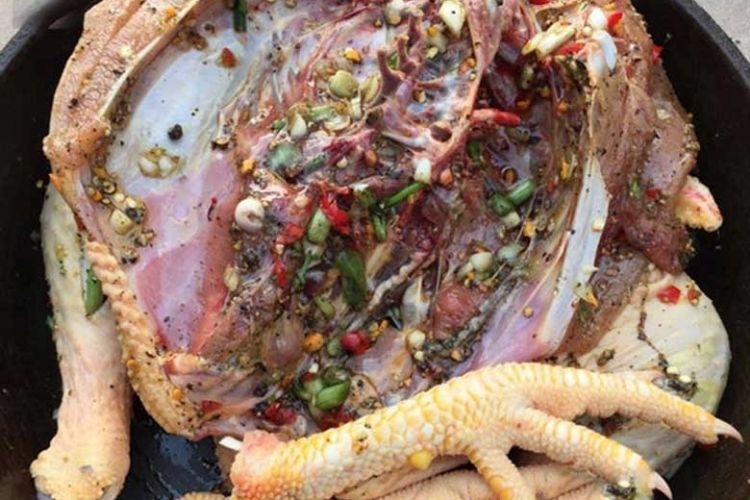hấp gà bằng nồi cơm điện (hình 2)
