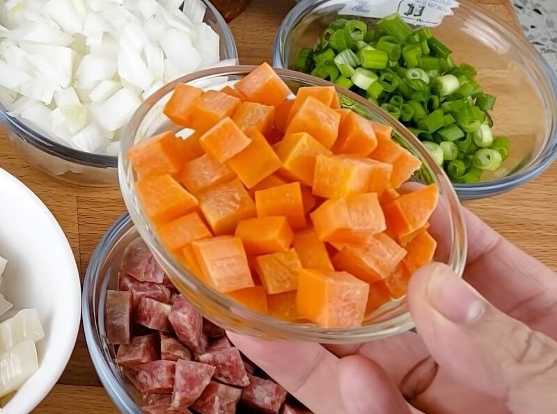 Nguyên liệu sau khi sơ chế