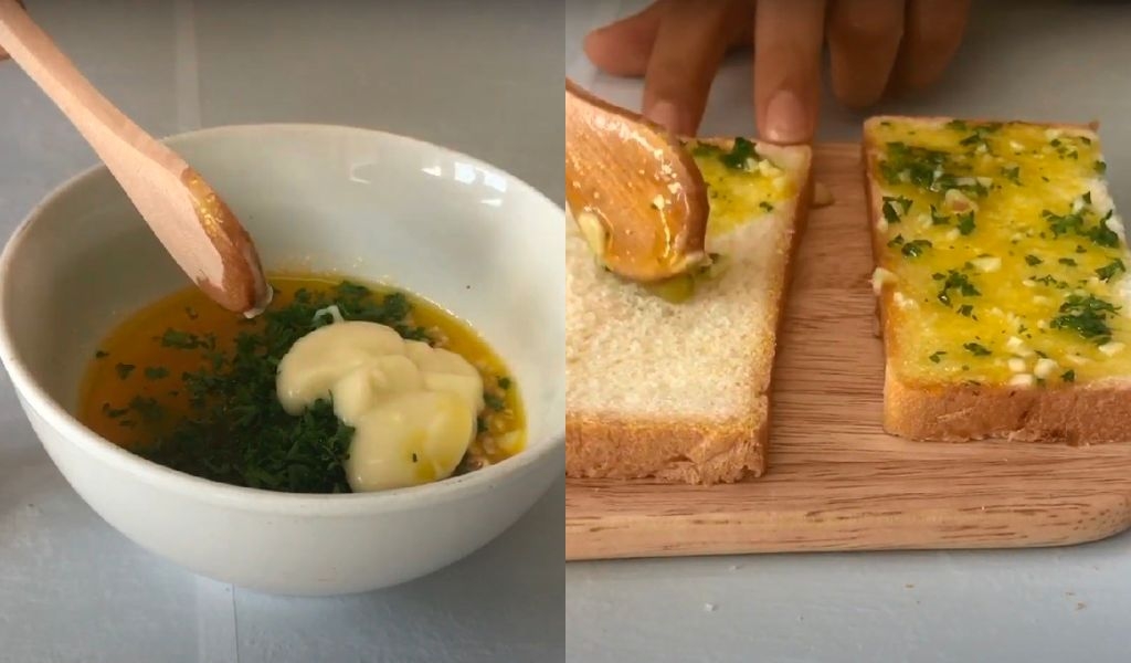 Cách làm bánh mì bơ tỏi bằng chảo thơm ngon, cực kỳ đơn giản cho bữa sáng nhanh gọn 1