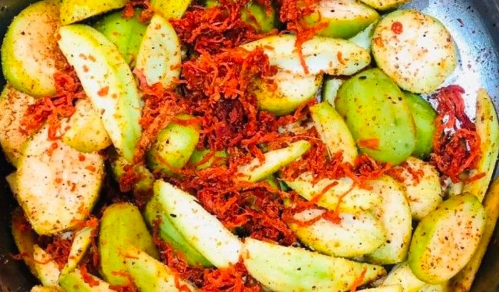 Cách làm cóc chua ngọt ăn liền, cóc muối ớt đơn gỉan, ăn được ngay và bảo quản lâu 5