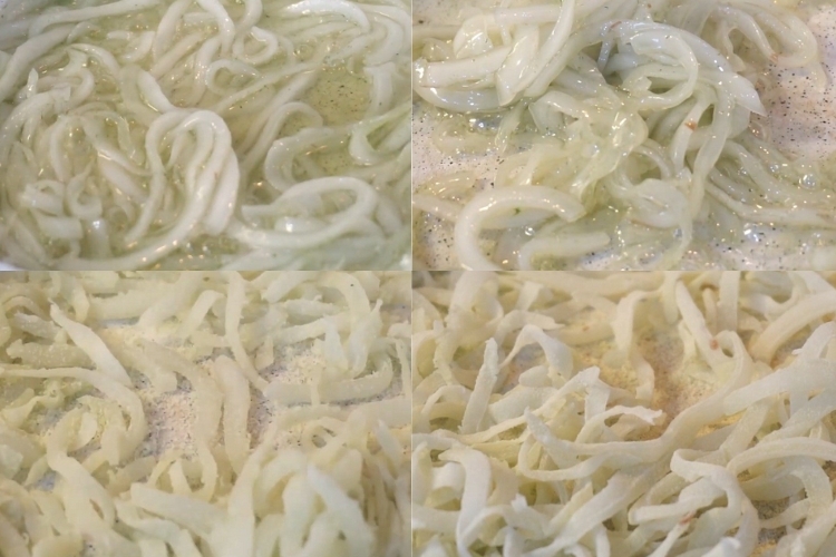 Ướp dừa và sên dừa đến khi có phấn trắng