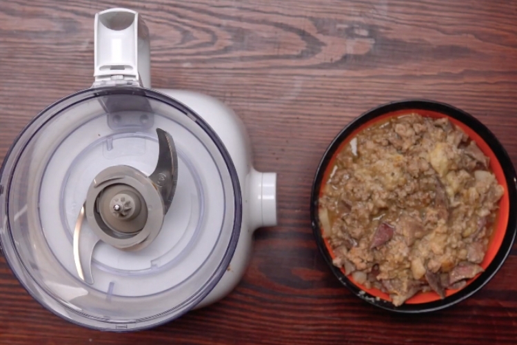 Xay pate nhuyễn vừa phải