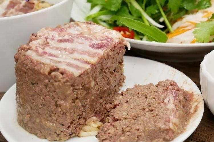 Thành phẩm pate gan heo