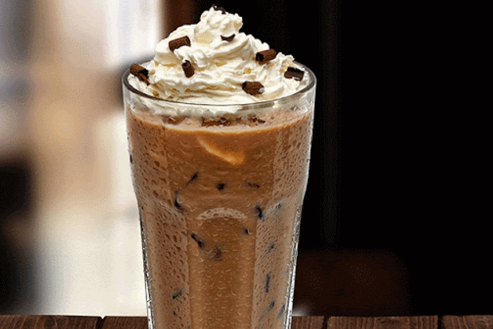 Cà phê Mocha đá xay có hương vị mát lạnh