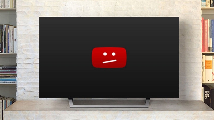 màn hình youtube bị thu nhỏ trên tivi samsung 2