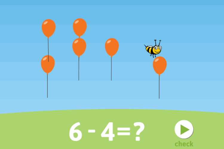 Balloon Pop Subtraction - Kích thích não bộ hoạt động mạnh mẽ
