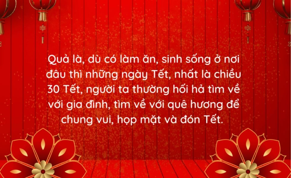 caption ngày 30 tết
