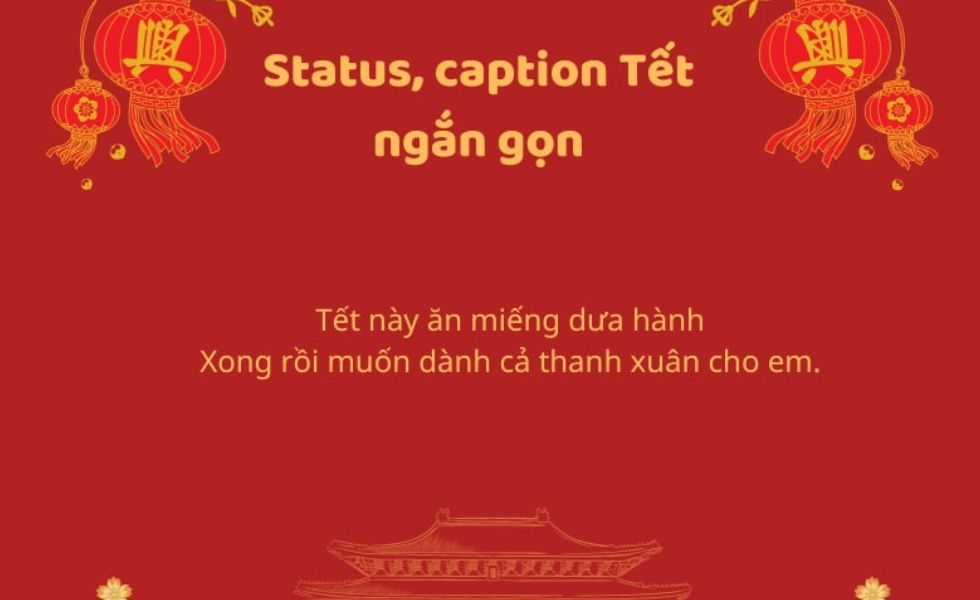 caption thả thính ngày tết