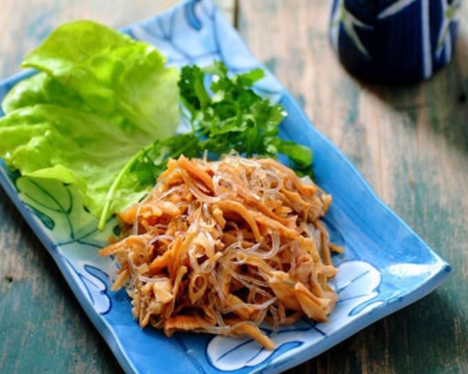 miến xào mực khô 1