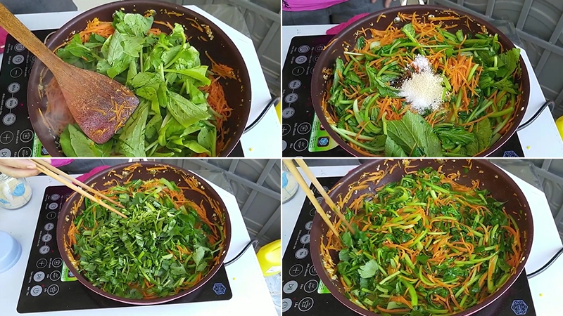 miến xào mực khô 6