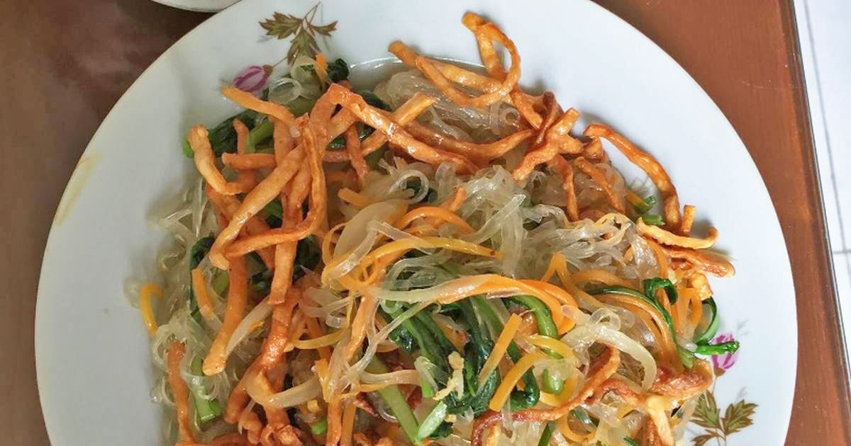 miến xào mực khô 8