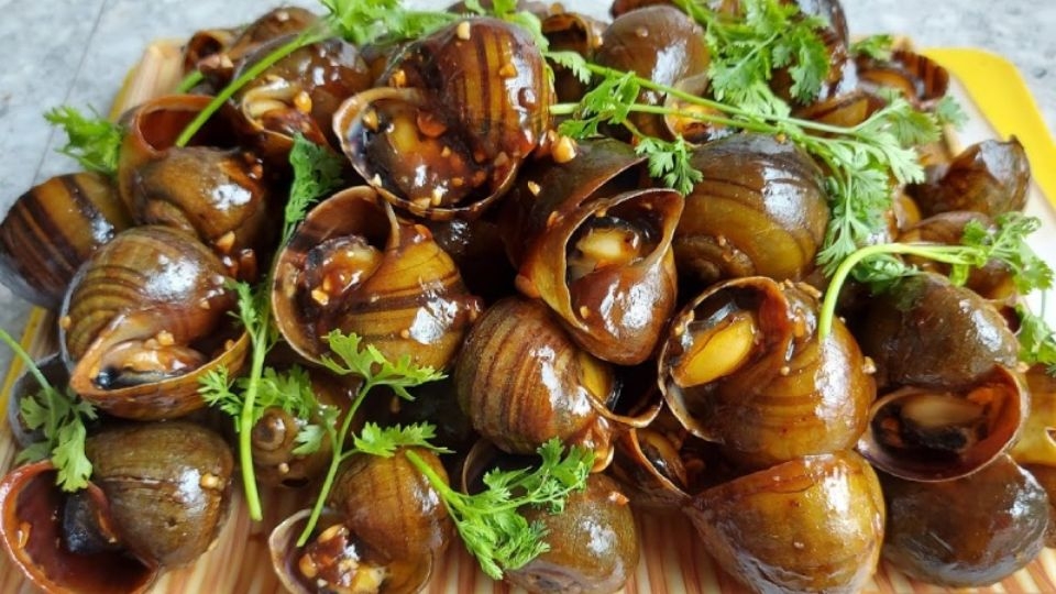 Ốc mít xào me