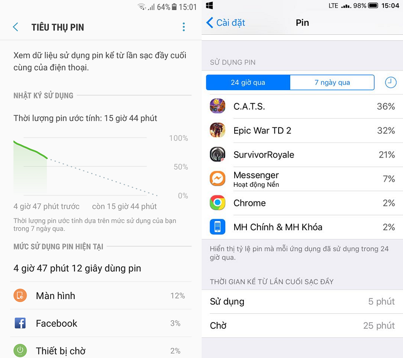 Pin tụt nhanh khi không sử dụng - hình 1