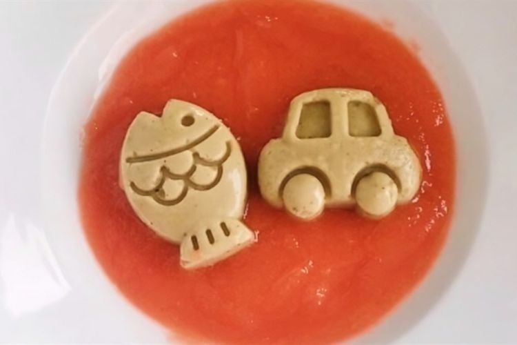 Thành phẩm đậu hũ yến mạch rau củ dinh dưỡng