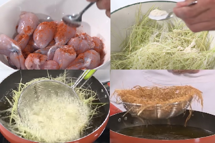 Cách làm ếch chiên lá lốt lạ miệng, giòn rụm thơm ngon không kém ngoài hàng - Hình 4