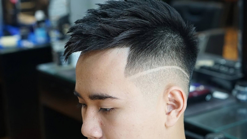 Tóc Mohican dành cho các bạn nam khuôn mặt tròn