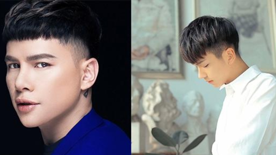 Tóc Mohican có mái ngố