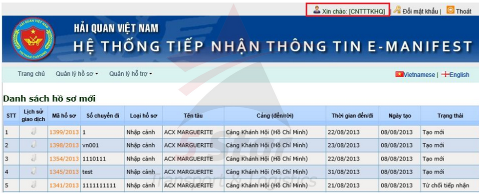 Theo dõi một số thông tin quan trọng