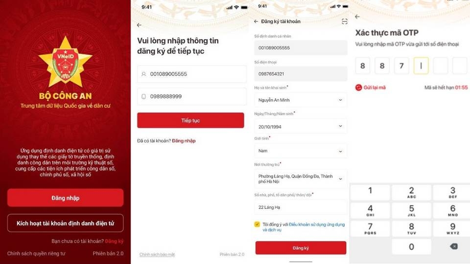 Cập nhật thông tin cơ bản